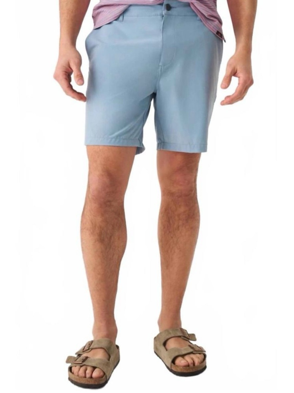 FAHERTY belt loop all day shorts blue 36